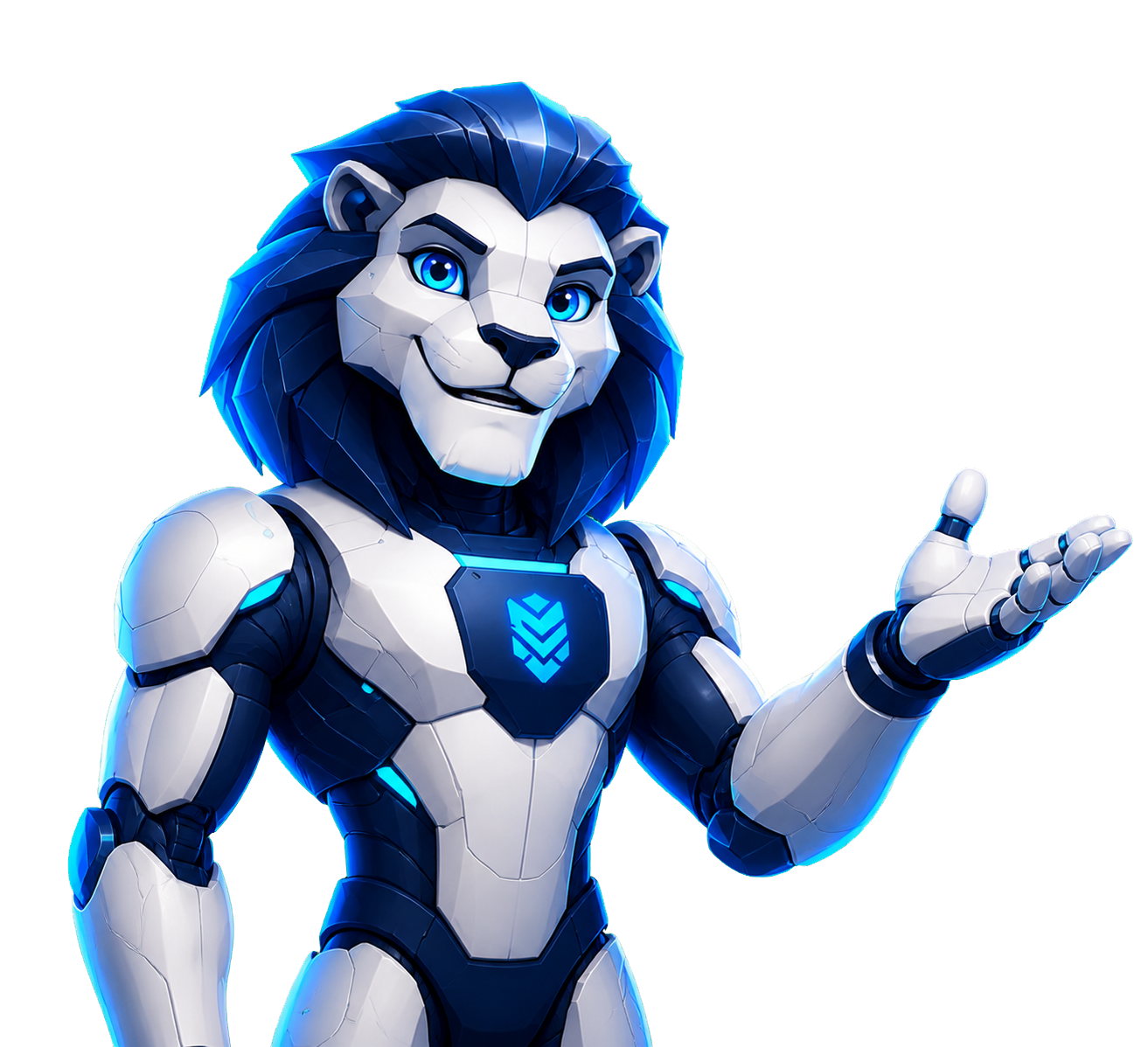 Leon, mascote e assistente inteligente da Sectech